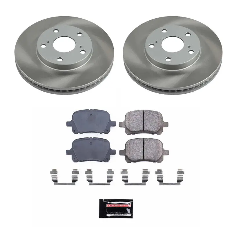 Power Stop 99-03 Toyota Solara Front Semi-Coated Rotor Kit 1