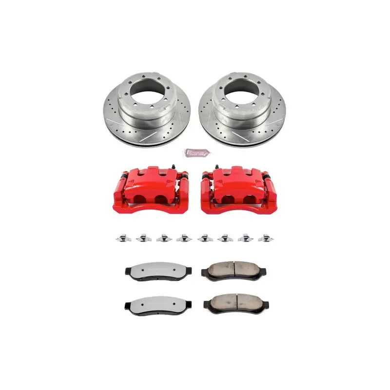 Power Stop 05-10 Ford F-350 Super Duty Rear Z36 Truck&Tow Kit W/Cals 1