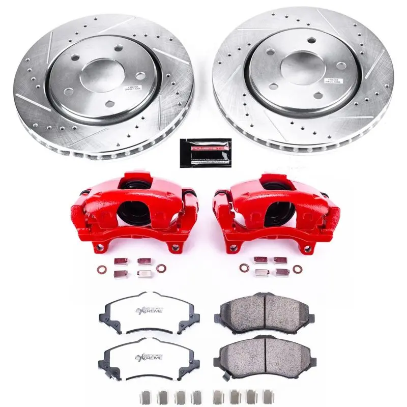 Power Stop 13-09 Dodge Journey Front Z36 Truck & Tow Brake Kit W/Calipers 1