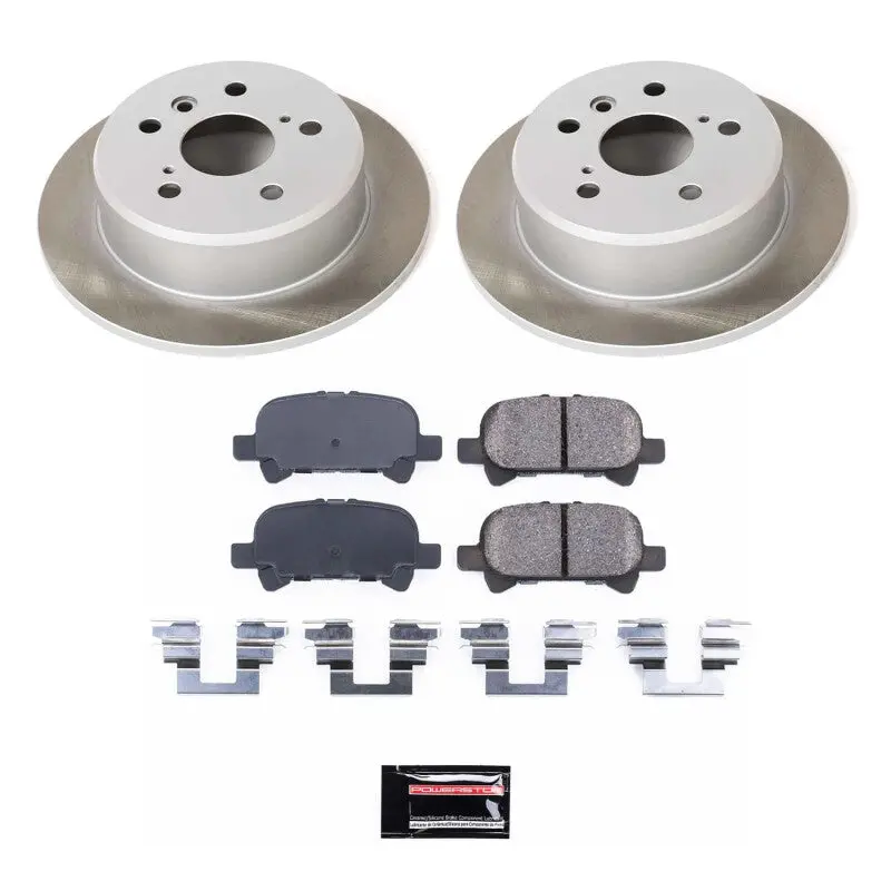 Power Stop 99-03 Toyota Solara Rear Semi-Coated Rotor Kit 1
