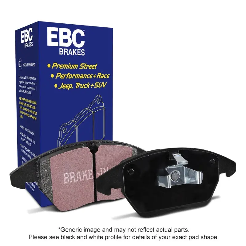 Ebc 2018+ Jeep Wrangler (Jl) Ultimax Rear Brake Pads 1