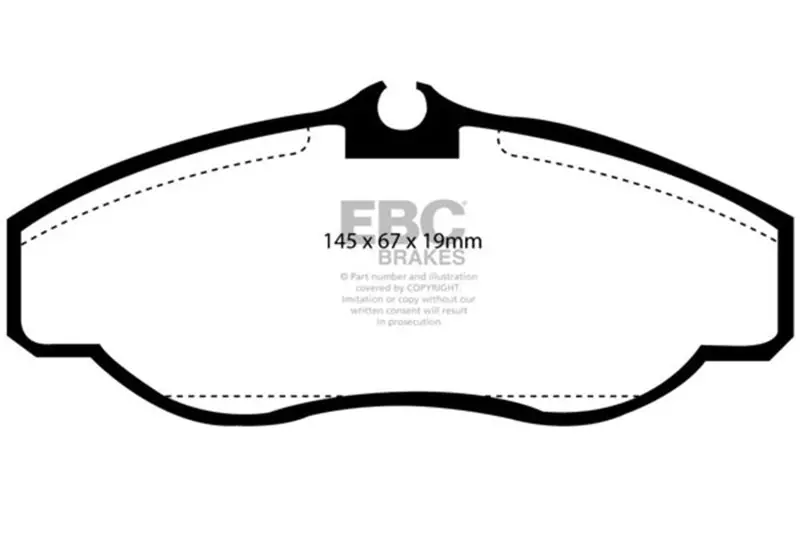 Ebc 99-03 Land Rover Discovery (Series 2) 4.0 Ultimax2 Front Brake Pads 1
