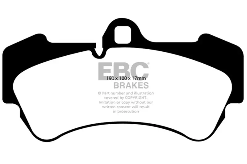 Ebc 04-07 Porsche Cayenne 3.2 Ultimax2 Front Brake Pads 1
