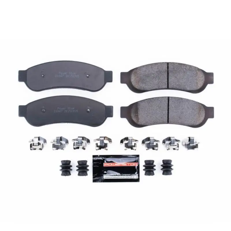 Power Stop 07-10 Ford F-250 Super Duty Rear Z23 Evolution Sport Brake Pads W/Hardware 1