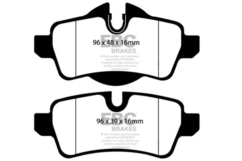 Ebc 07-14 Mini Hardtop 1.6 Ultimax2 Rear Brake Pads 1
