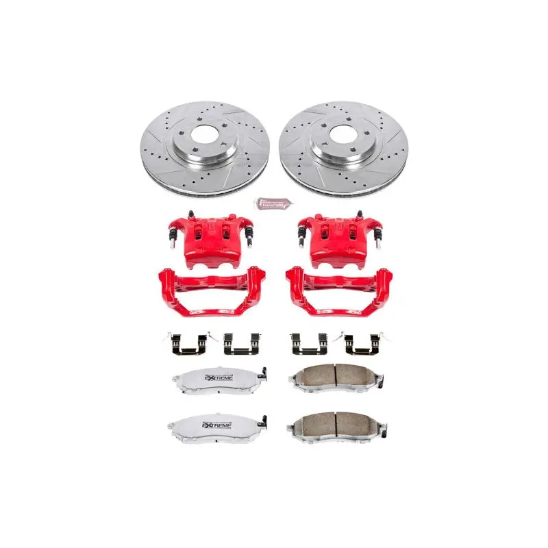 Power Stop 11-14 Nissan Murano Front Z26 Street Kit W/Cals 1