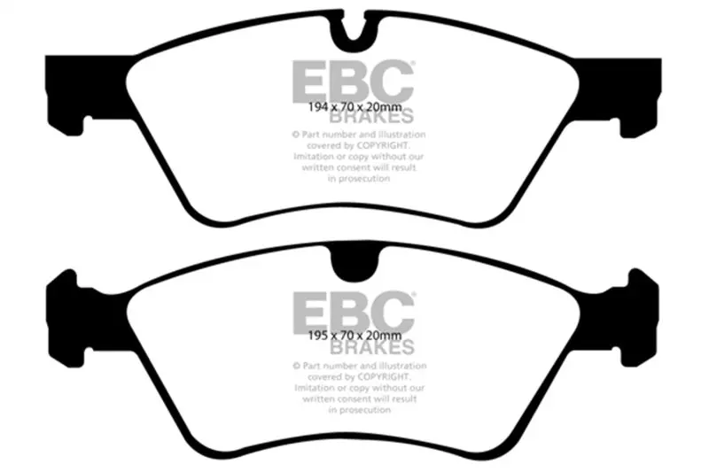 Ebc 06 Mercedes-Benz E500 5.0 4-Matic Ultimax2 Front Brake Pads 1