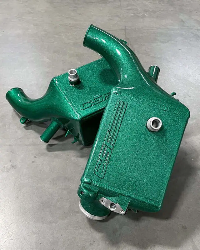 Csf 16-21 Bmw M5 (F90) / 17-21 Bmw M8 (F91/F92/F93) Twin Charge-Air-Cooler Set - Isle Of Man Green 1