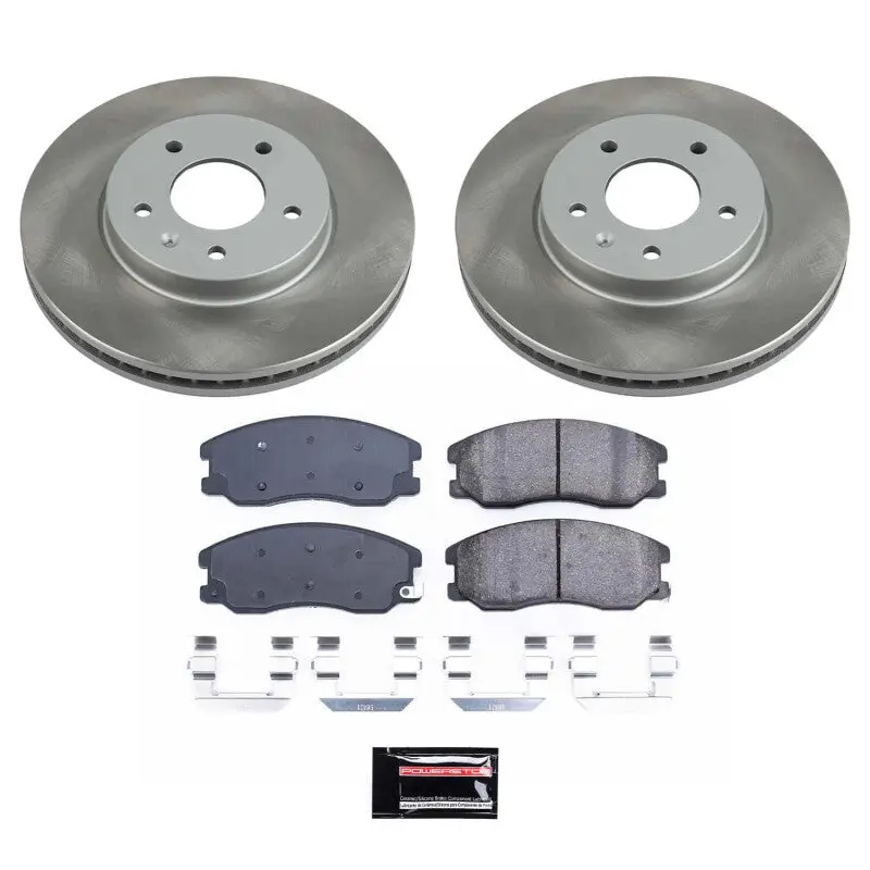 Power Stop 07-09 Suzuki Xl-7 Front Semi-Coated Rotor Kit 1