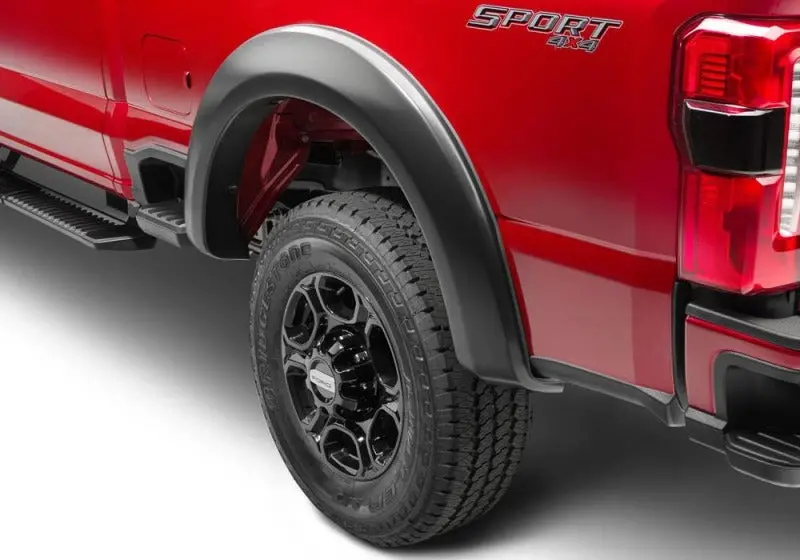 Bushwacker 23-24 Ford F-250/350 Superduty Extend-A-Fender Style Flares 2Pc Rear - Black 1
