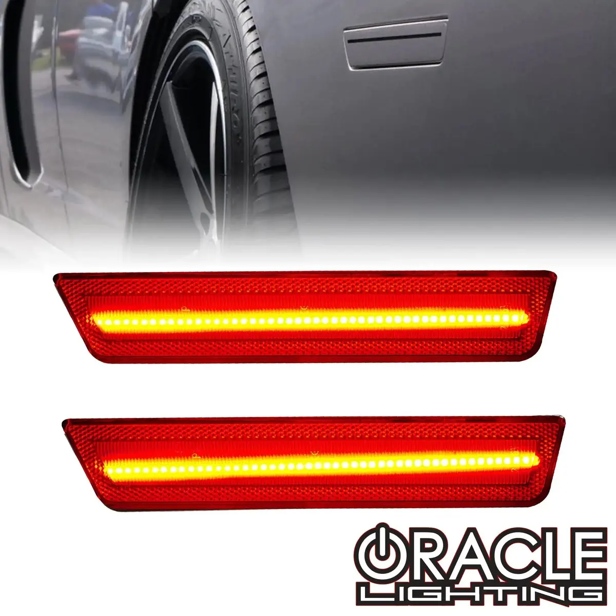 Oracle Lighting 2011-2014 Dodge Charger Concept Sidemarker Rear Set 1