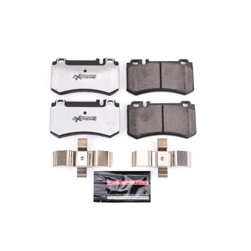 Power Stop 03-06 Mercedes-Benz Cl55 Amg Rear Z26 Extreme Street Brake Pads W/Hardware 1