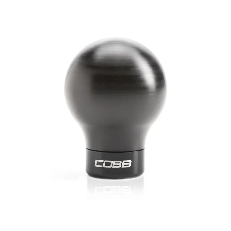 Cobb 08-15 Mitsubishi Evo X / 09-15 Ralliart Shift Knob - Stealth Black (Black/Black Base) 1