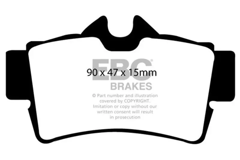 Ebc 94-04 Ford Mustang 4.6 Cobra Ultimax2 Rear Brake Pads 1