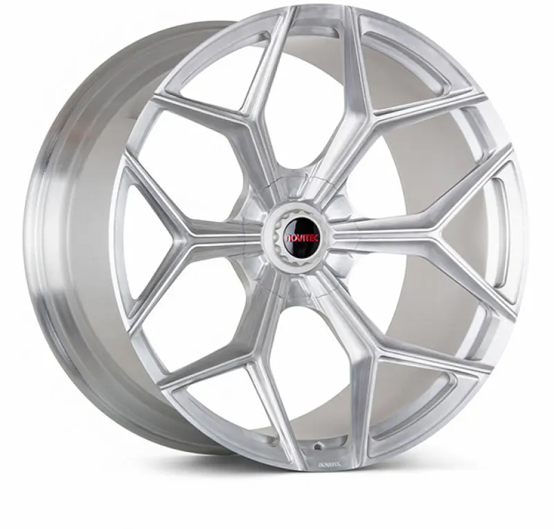 Vossen X Novitec Nl4-5L 21X13 - 5X120 Bp - Et57 - Brushed Gloss Clear Lamborghini Aventador Rr Wheel 1
