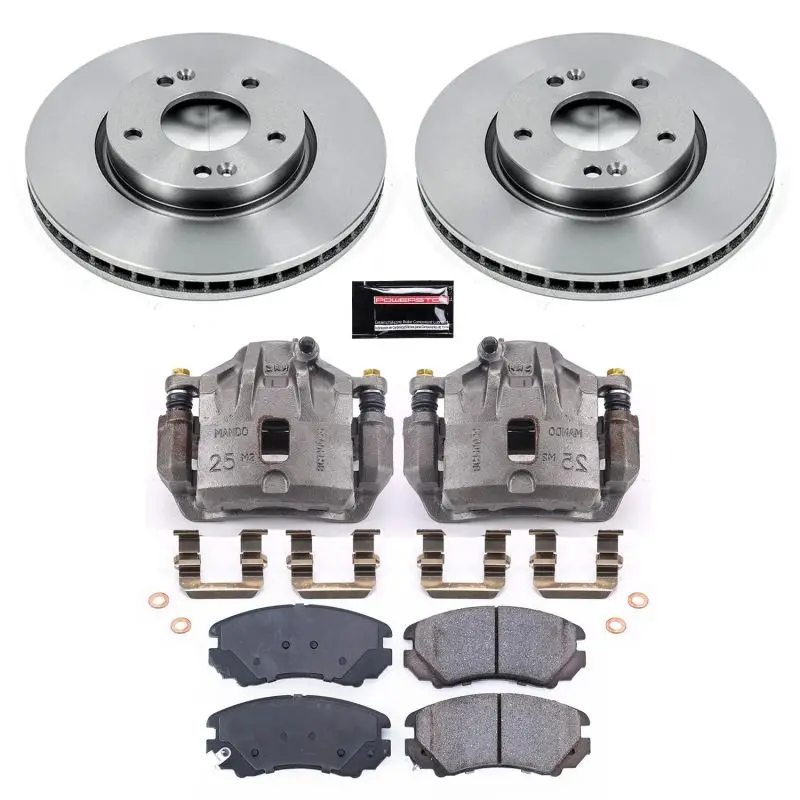 Power Stop 03-05 Hyundai Tiburon Front Autospecialty Brake Kit W/Calipers 1