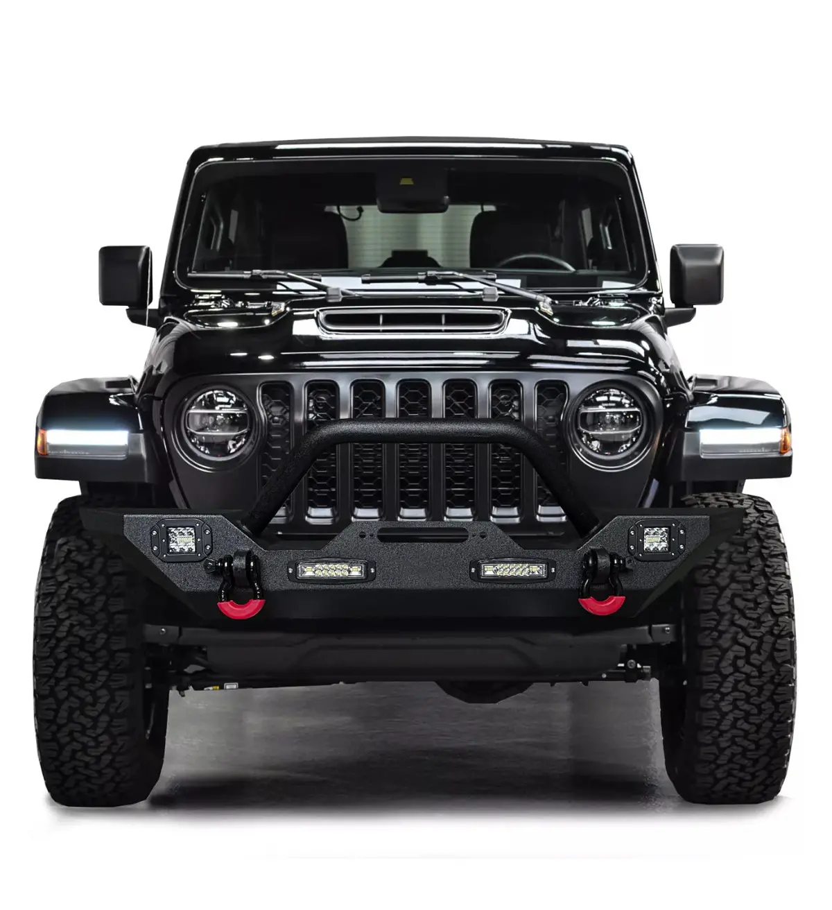 Titanguard 2018-2024 Jeep Wrangler Jl Steel Front/Rear Bumper With Lights 1