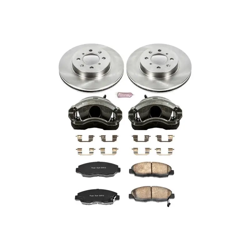Power Stop 96-05 Honda Civic Front Autospecialty Brake Kit W/Calipers 1