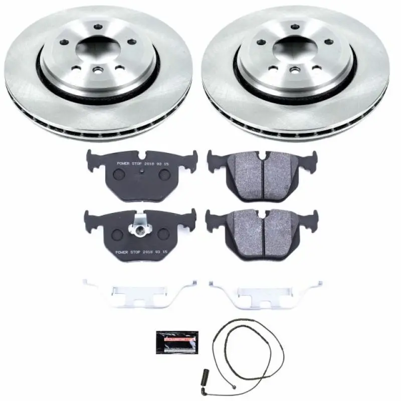 Power Stop 01-06 Bmw 330Ci Rear Track Day Spec Brake Kit 1
