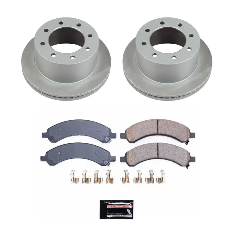 Power Stop 03-08 Gmc Savana 3500 Rear Semi-Coated Rotor Kit 1