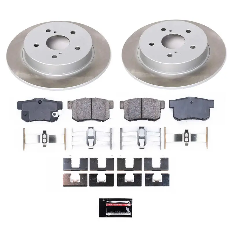 Power Stop 07-13 Suzuki Sx4 Rear Semi-Coated Rotor Kit 1