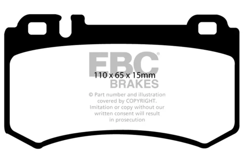 Ebc 06 Mercedes-Benz E55 Amg 5.4 Supercharged (4 Pad Set) Ultimax2 Rear Brake Pads 1