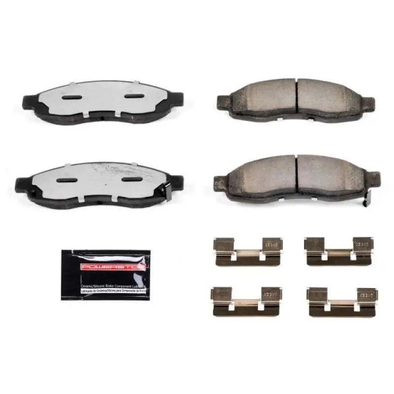 Power Stop 04-05 Infiniti Qx56 Front Z36 Truck & Tow Brake Pads W/Hardware 1