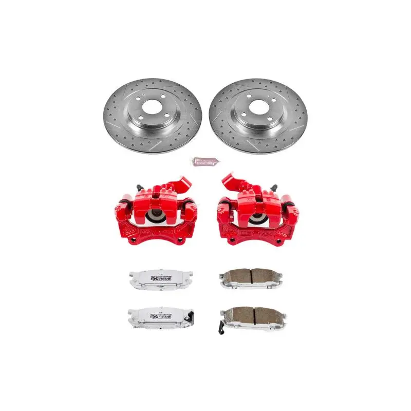 Power Stop 01-05 Mazda Miata Rear Z26 Street Warrior Brake Kit W/Calipers 1