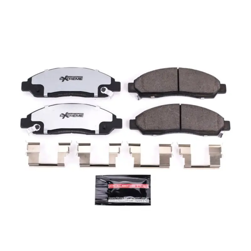 Power Stop 04-08 Chevrolet Colorado Front Z36 Truck & Tow Brake Pads W/Hardware 1