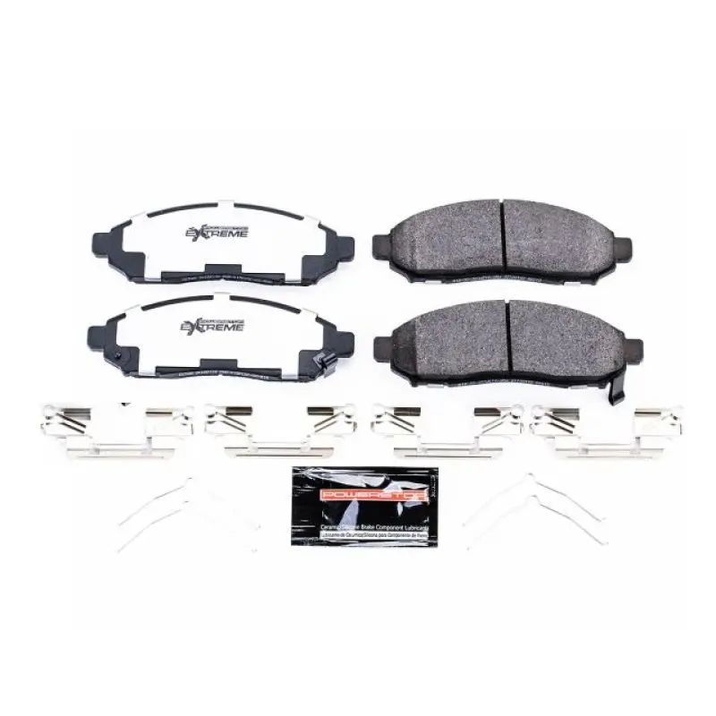 Power Stop 2015 Chevrolet City Express Front Z36 Truck & Tow Brake Pads W/Hardware 1