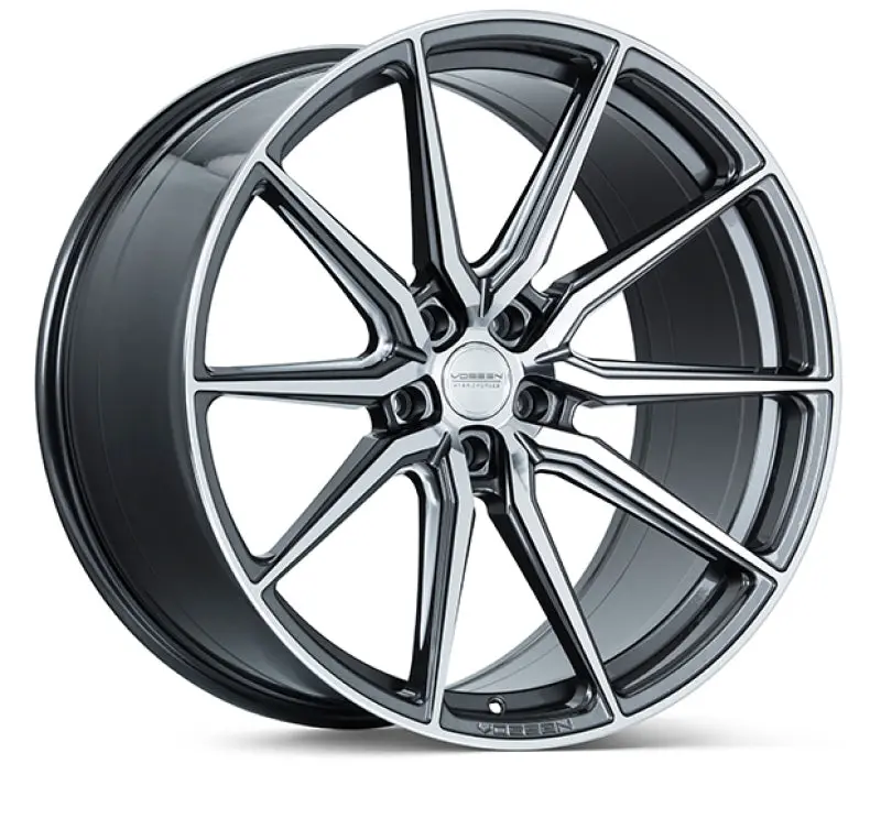 Vossen Hf-3 19X9.5 / 5X114.3 / Et40 / Deep Face / 73.1 - Gloss Graphite Polished Wheel 1
