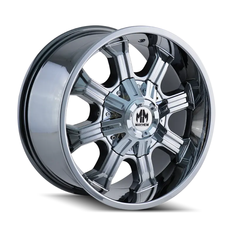 Mayhem 8102 Beast 20X9 / 8X180 Bp / 0Mm Offset / 124.1Mm Hub Chrome Wheel 1