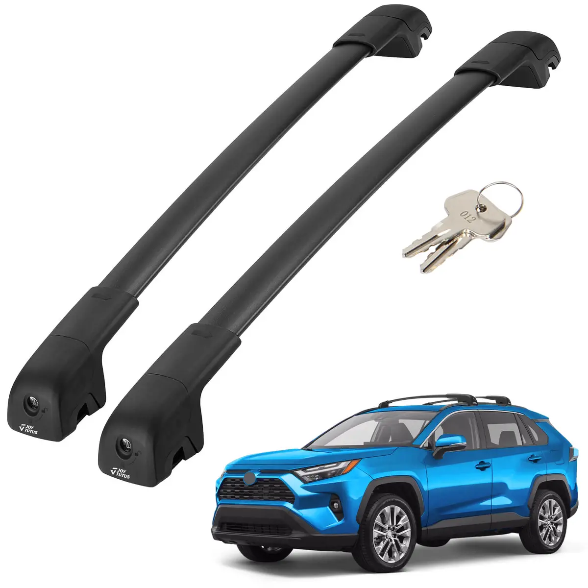 Lockable Roof Rack Cross Bars For Rav4 Adventure/Trd 2019–2025 1