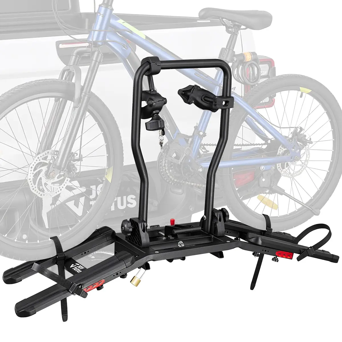 Hitch Bike Rack For 2 Bikes – 1¼" & 2" Receiver, 100 Lbs Capacity 1