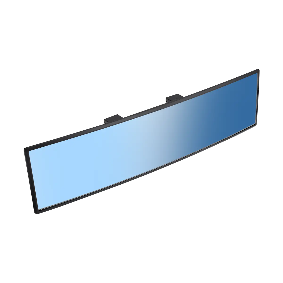 Rear View Mirror, Universal 11.81 Inch Panoramic Convex Interior Clip-On Wide Angle Mirror-Blue 1