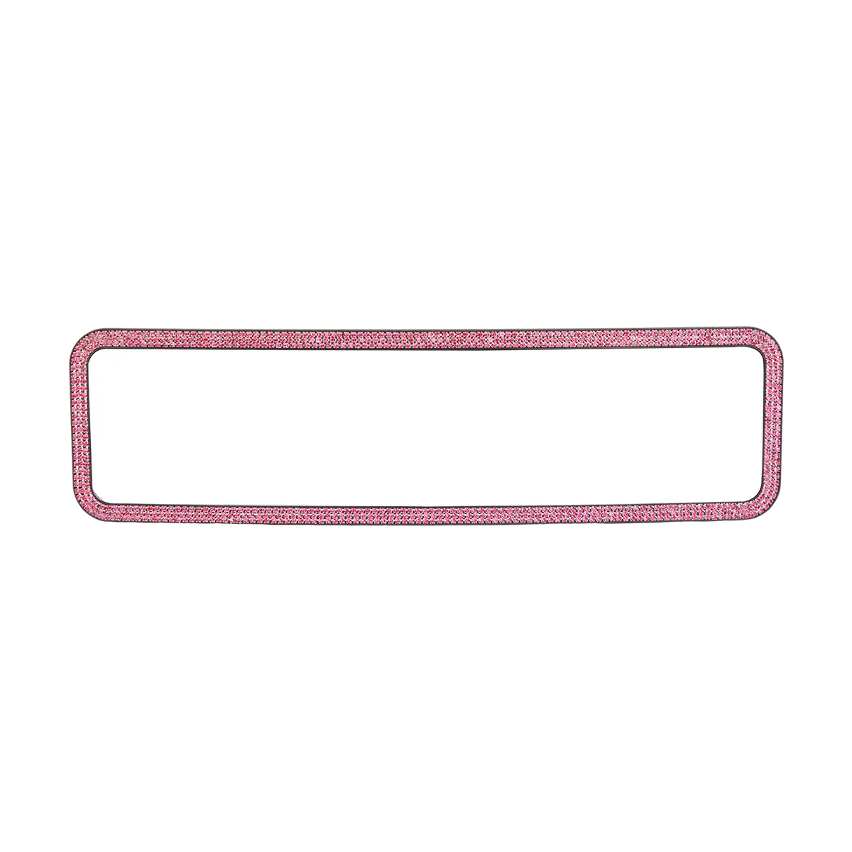 Joytutus Bling Car Rear View Mirror, Universal 11.81 Inch Panoramic Rearview Mirror Accessories -Pink 1