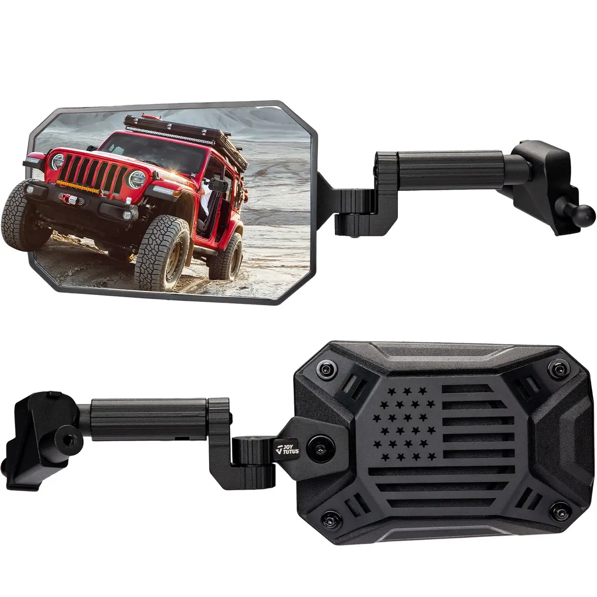 Doors Off Mirrors Fit For Wrangler Jl/Jlu 2018-23 & Gladiator Jt 2020-23 1