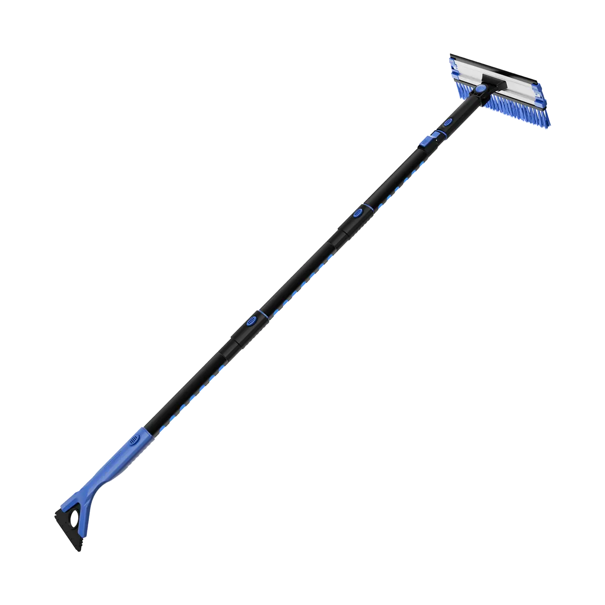 61.3″ Extendable Snow Brush And Ice Scraper, 270° Pivoting Snow Scraper Brush For Car Windshield 1