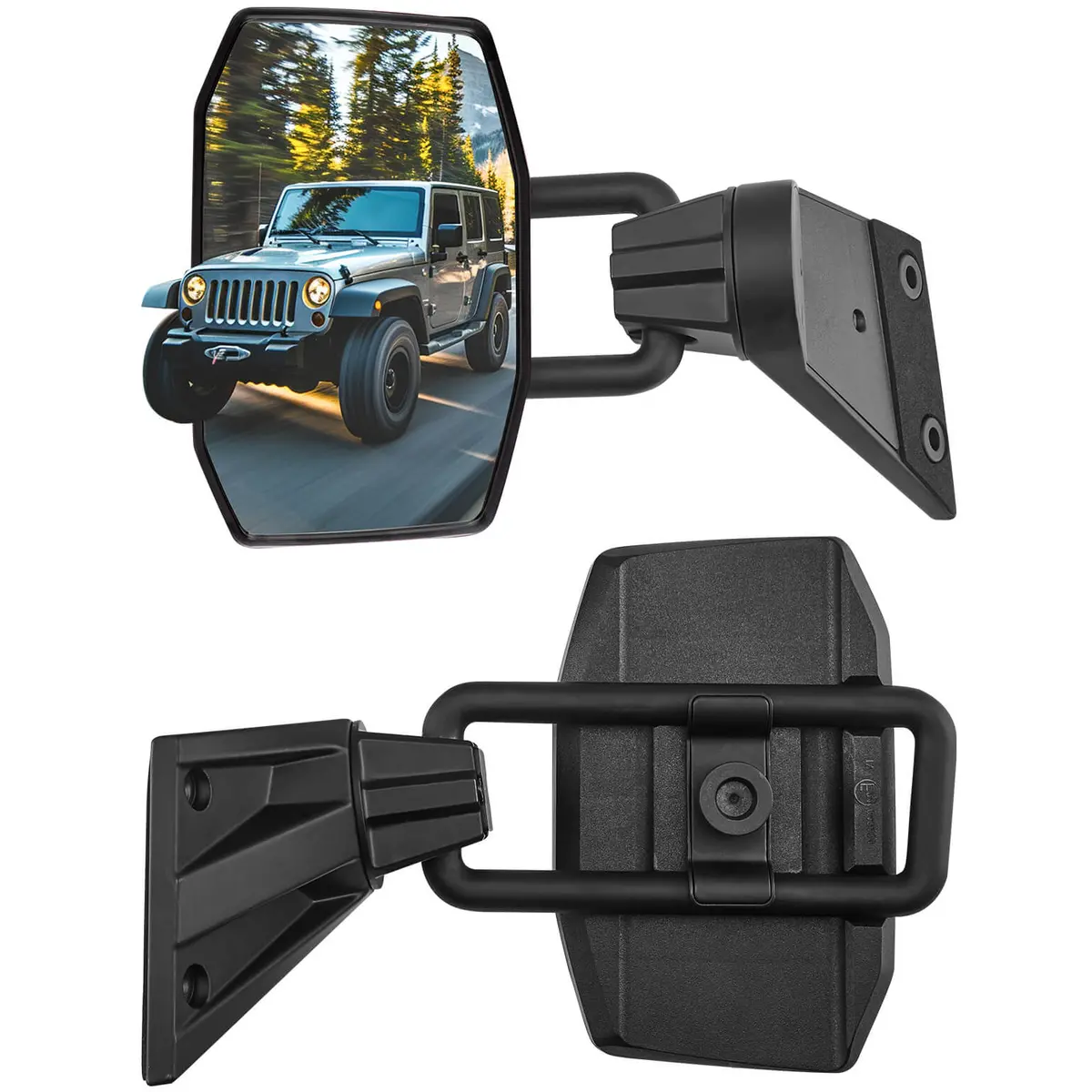 Adjustable Doors-Off Side Mirrors For Wrangler Jk & Tj 1997–2018 1