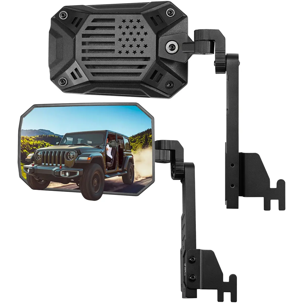 Doors Off Mirrors Compatible With Wrangler Jk Jl & Gladiator Jt 1