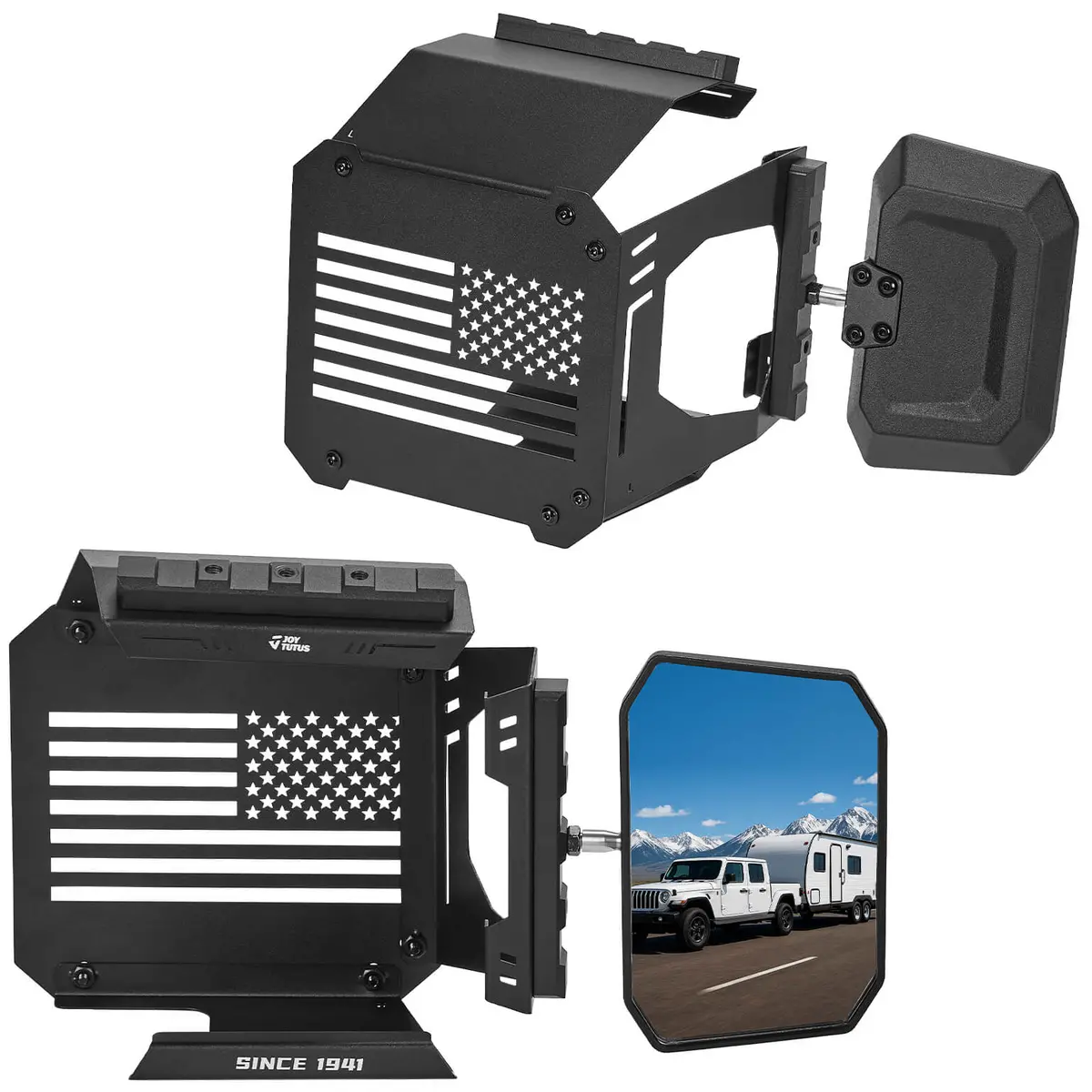 Adjustable Towing Mirror Extensions For Wrangler Jl/Jlu & Gladiator Jt 2018–2025 1