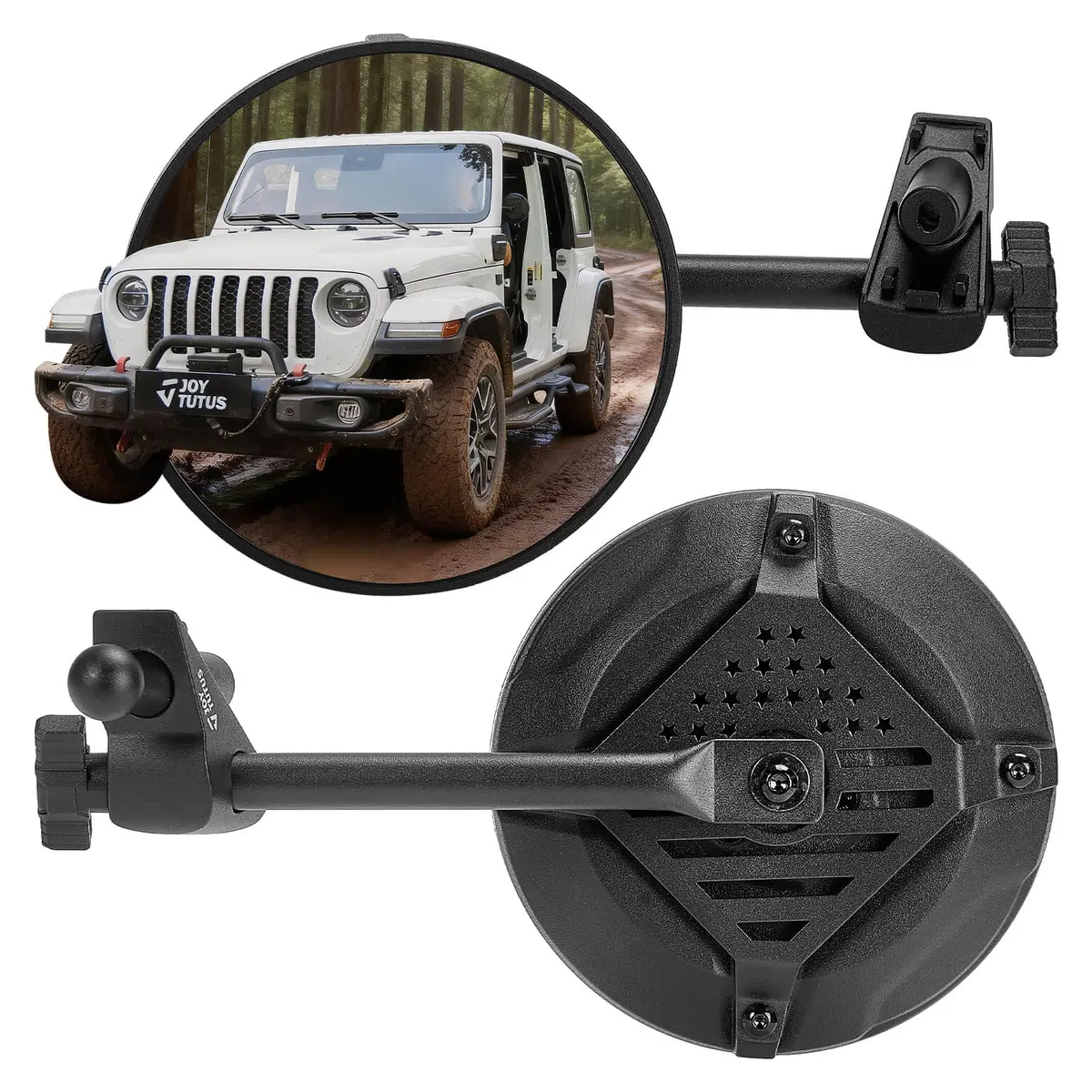 Door Off Mirrors For Wrangler Jl & Gladiator Jt, 6” Off-Road Mirrors 1