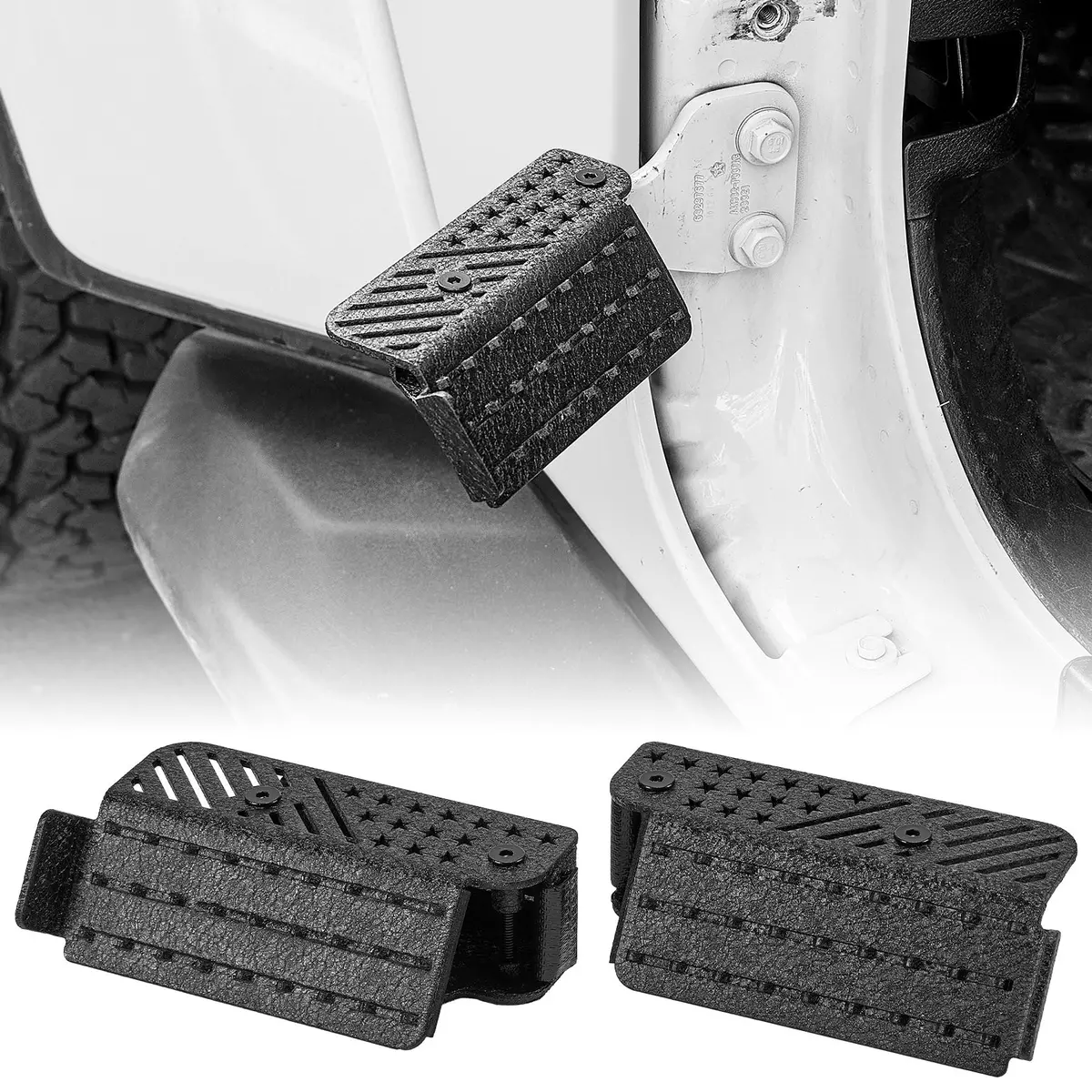 120° Foot Pegs For Wrangler Jk/Jl 2007–2026 & Gladiator Jt 1
