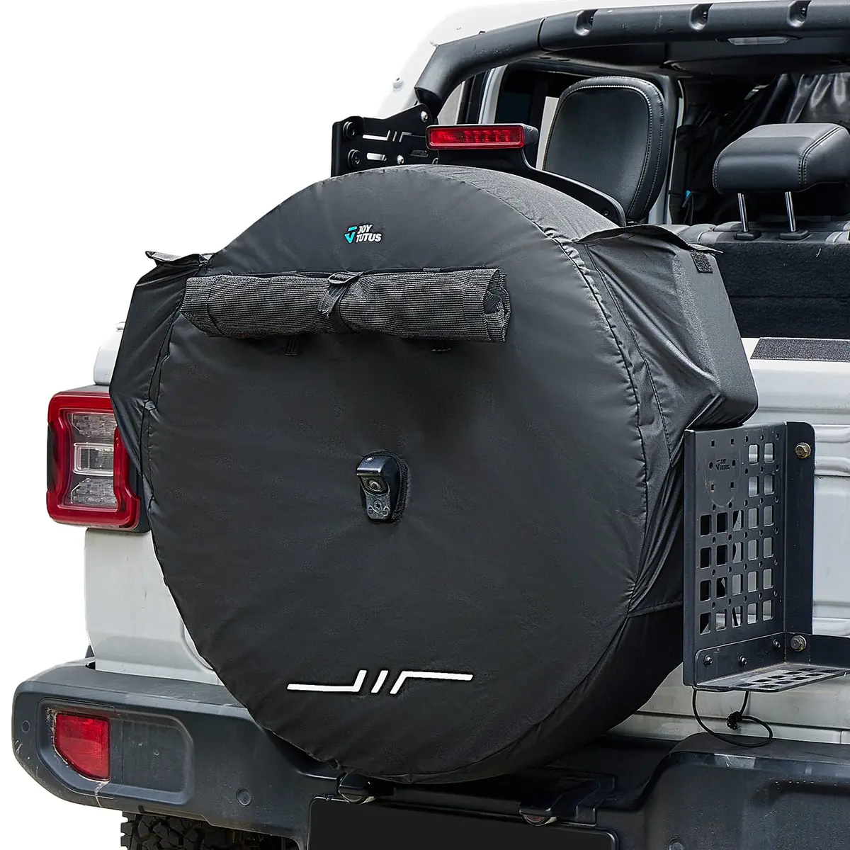 Spare Tire Cover W/ Camera Hole & Storage Bags (30–33") 1