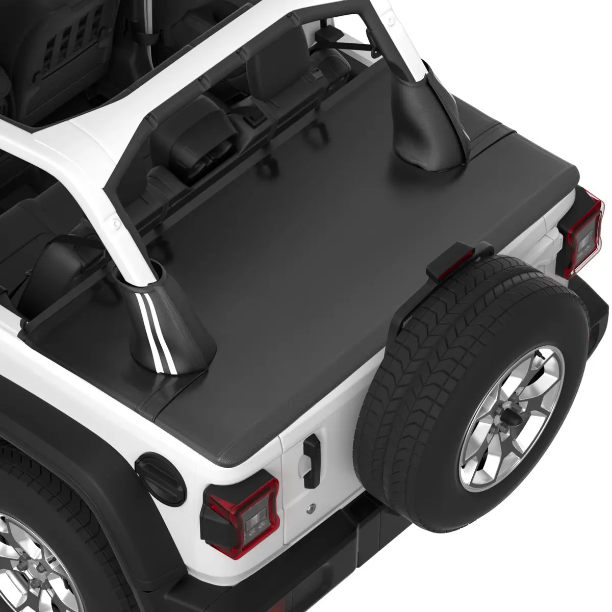Waterproof Tonneau Cover For Wrangler Jlu 4-Door 2018–2026 1