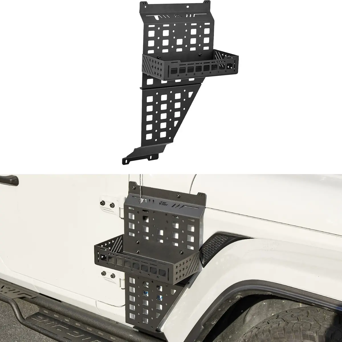 Passenger Side Jerry Can Holder & Molle Panel For Jeep Wrangler Jl/Gladiator Jt 2018-2026 1