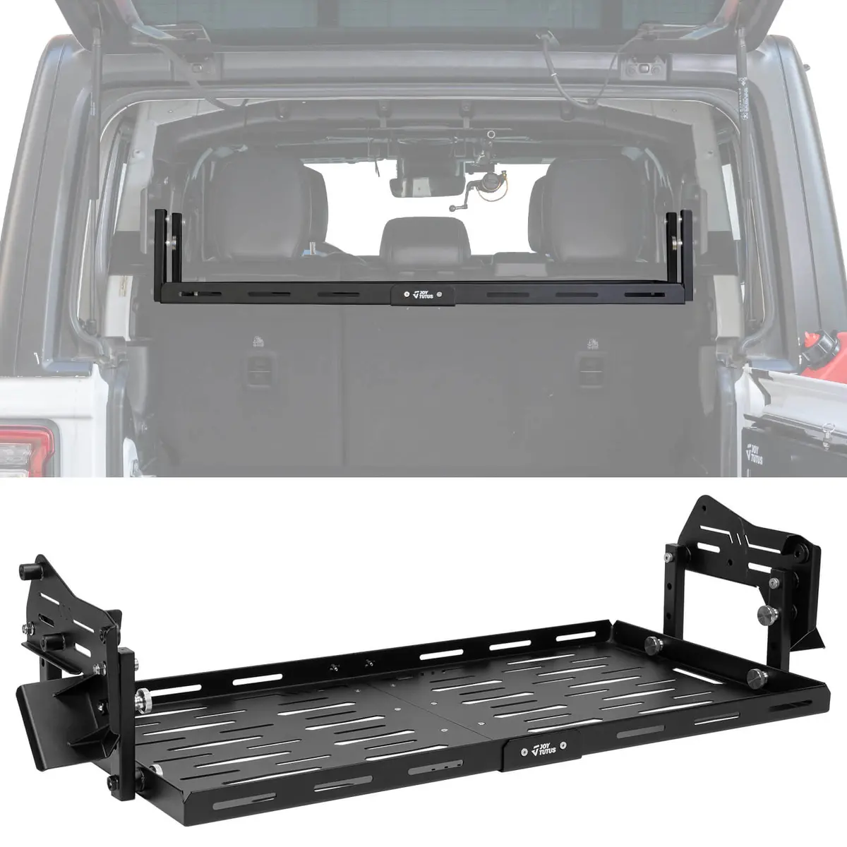Rear Cargo Rack Basket Compatible With Wrangler Jl 2018-2023 (Hard-Top Only) 1