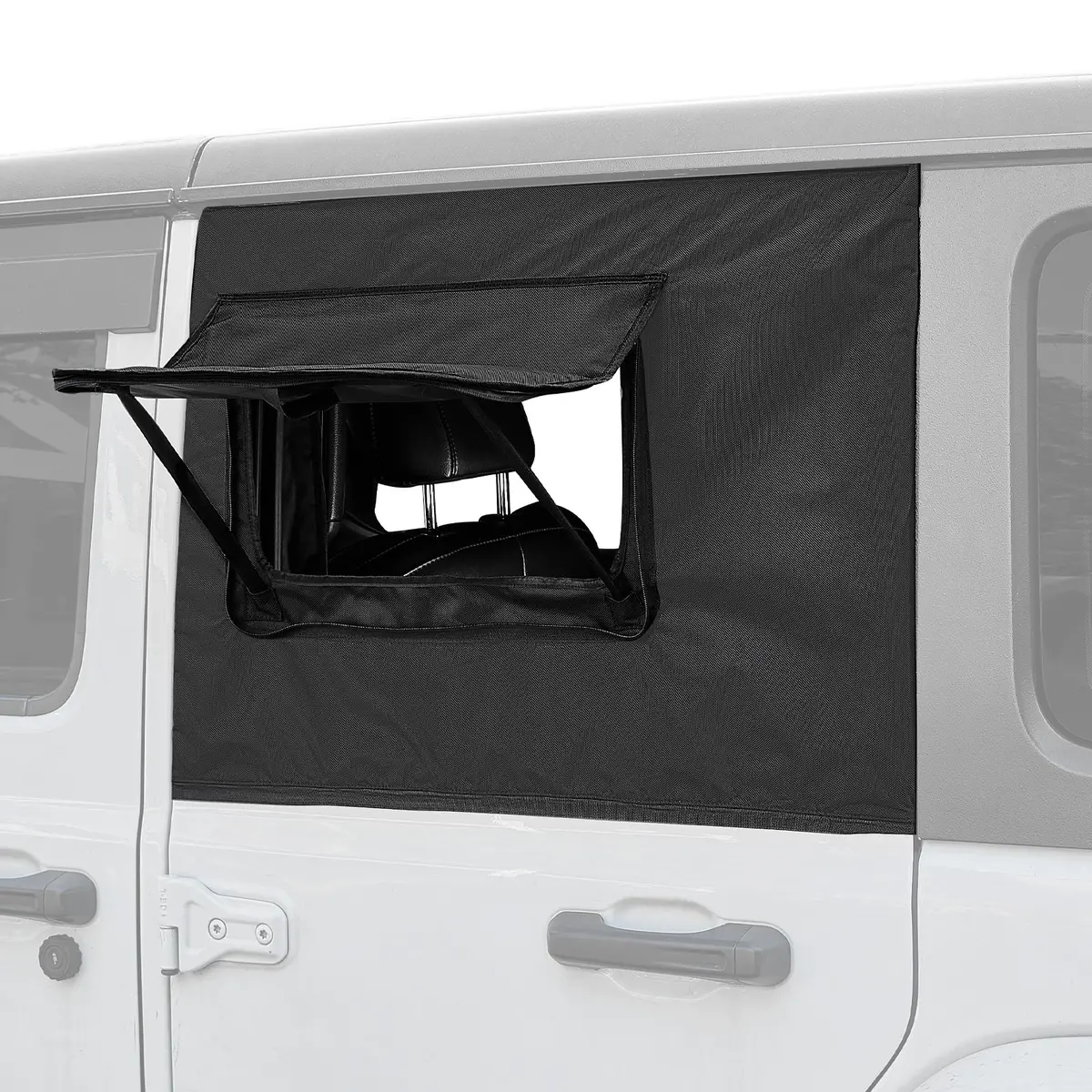 Rear Side Window Sun Shade For Wrangler Jk Jl & Gladiator Jt 2007–2026 1