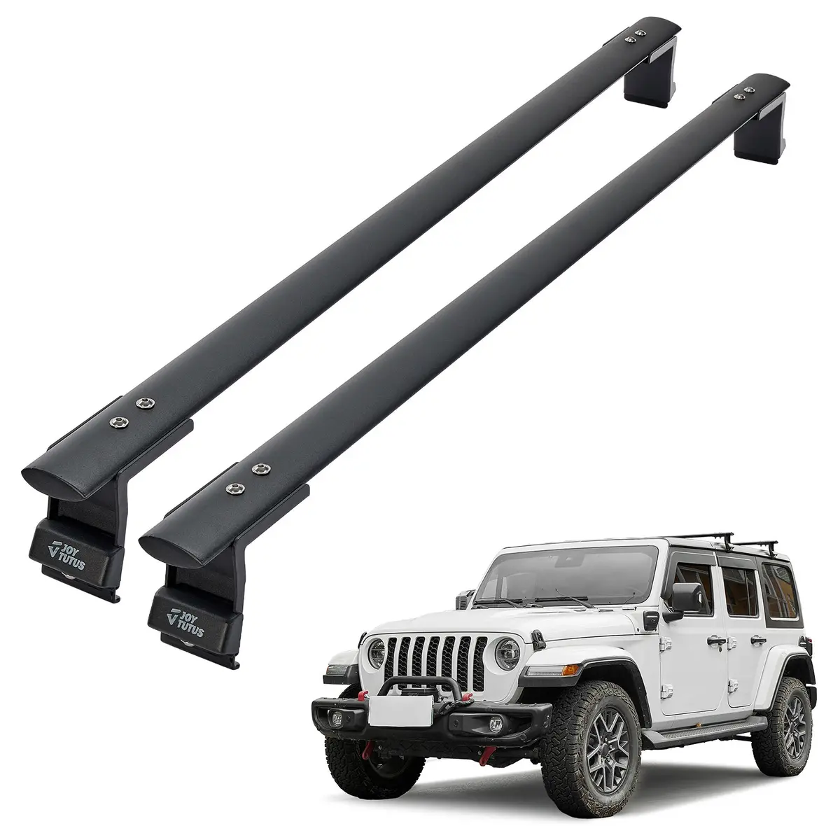 Roof Rack Cross Bars For Jeep Wrangler Jk Jl & Gladiator Jt Hard Top 1