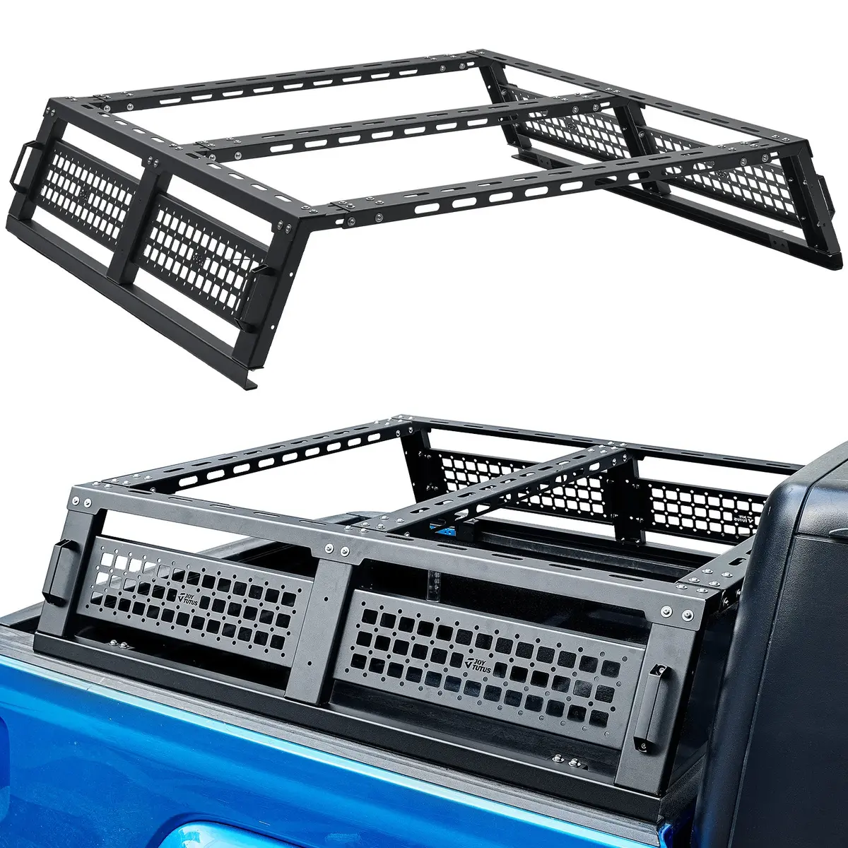 Overland Bed Rack With Molle Panel Fits Gladiator Jt & Mid-Size Trucks 1